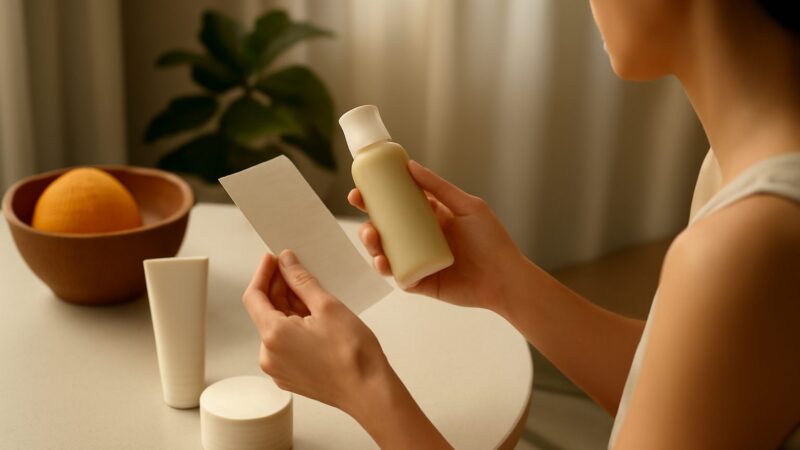 How to Read a Skincare Label