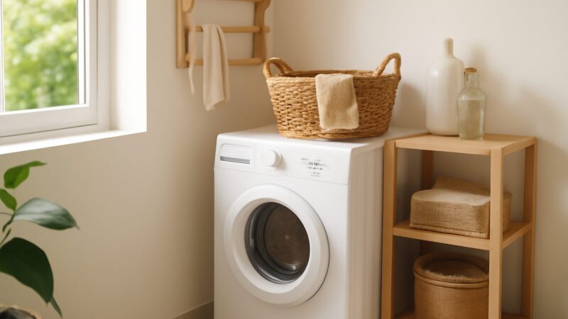 How to Set Up a Small Laundry Area