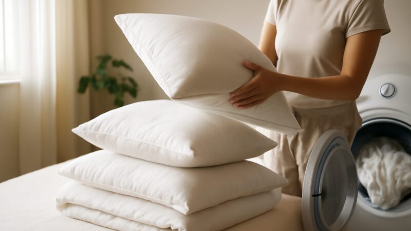 How to Wash and Care for Pillows and Duvets