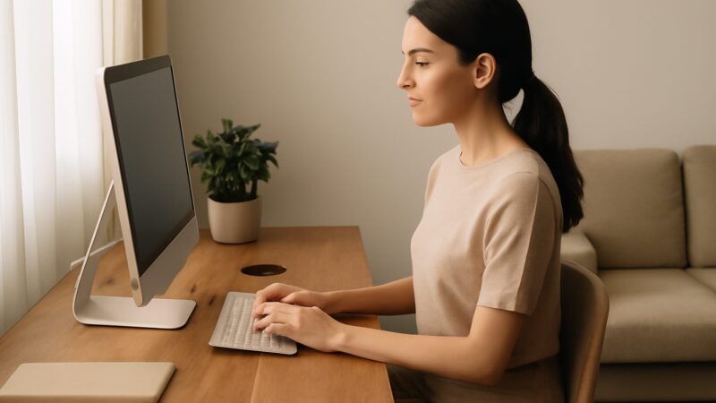 Improving Your Posture at a Desk Job