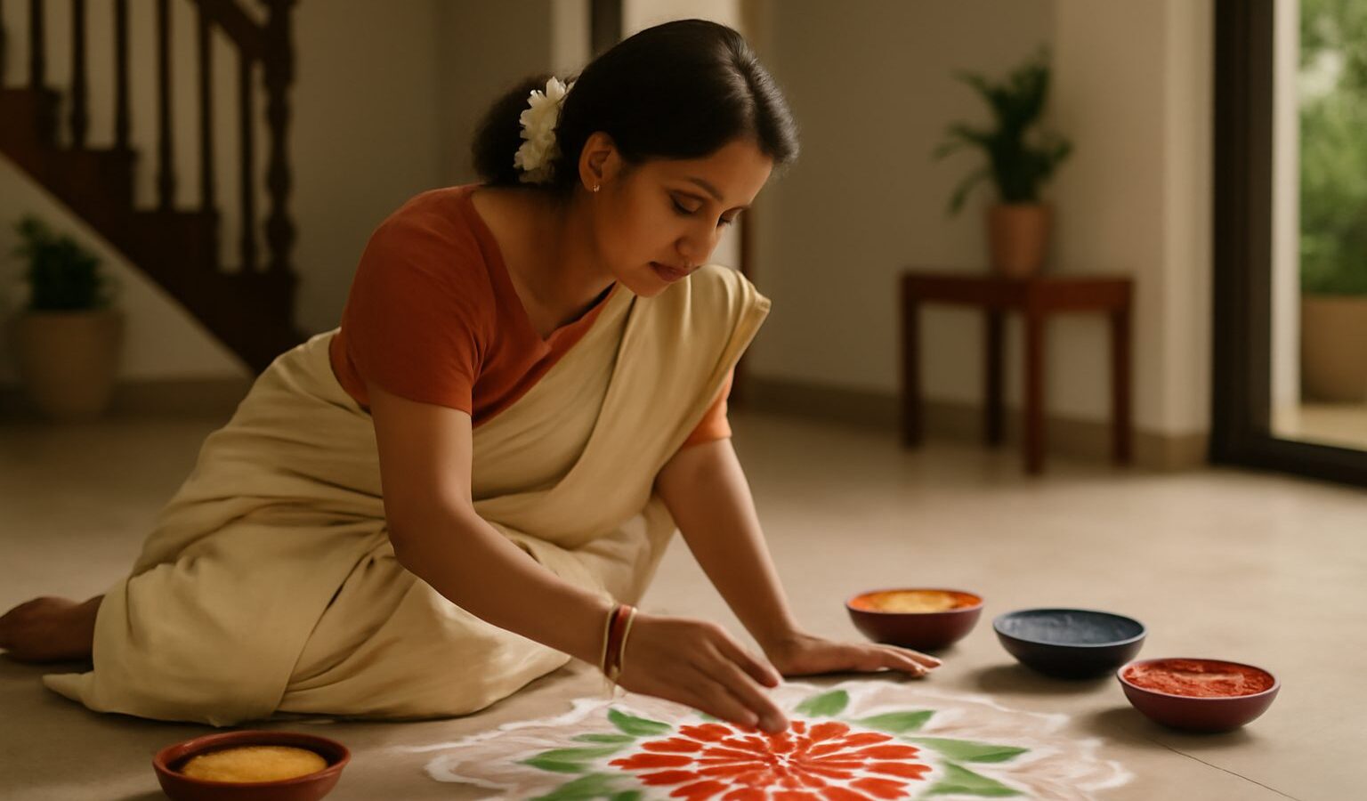 Kolam and Rangoli Art in Singapore