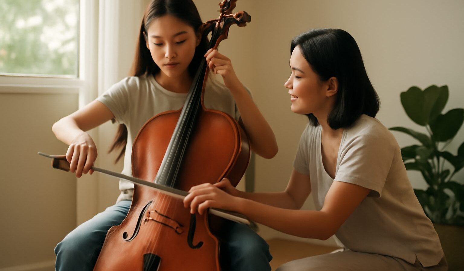 Learning the Cello