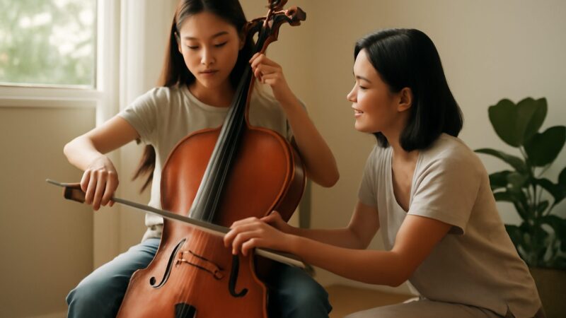 Learning the Cello