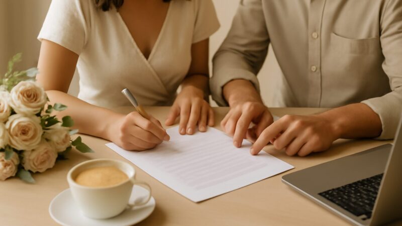 Managing Wedding Vendors and Contracts