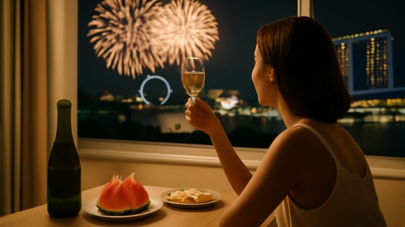 New Year Countdown in Singapore