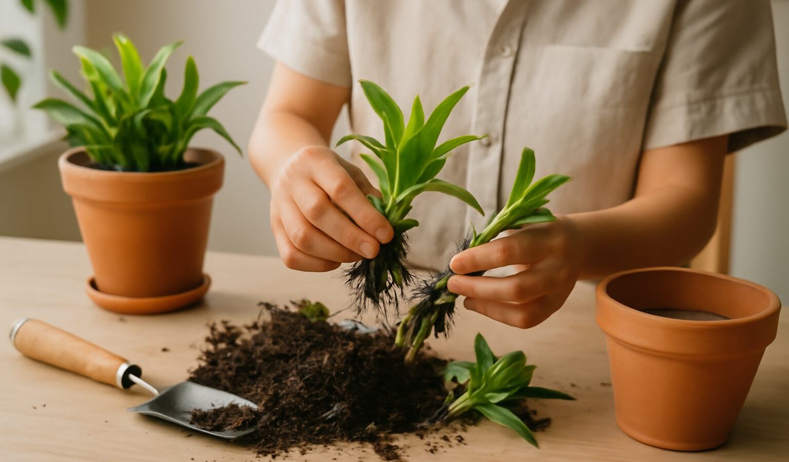 Propagating Plants by Division