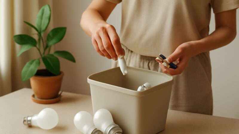 Recycling Batteries and Light Bulbs in Singapore