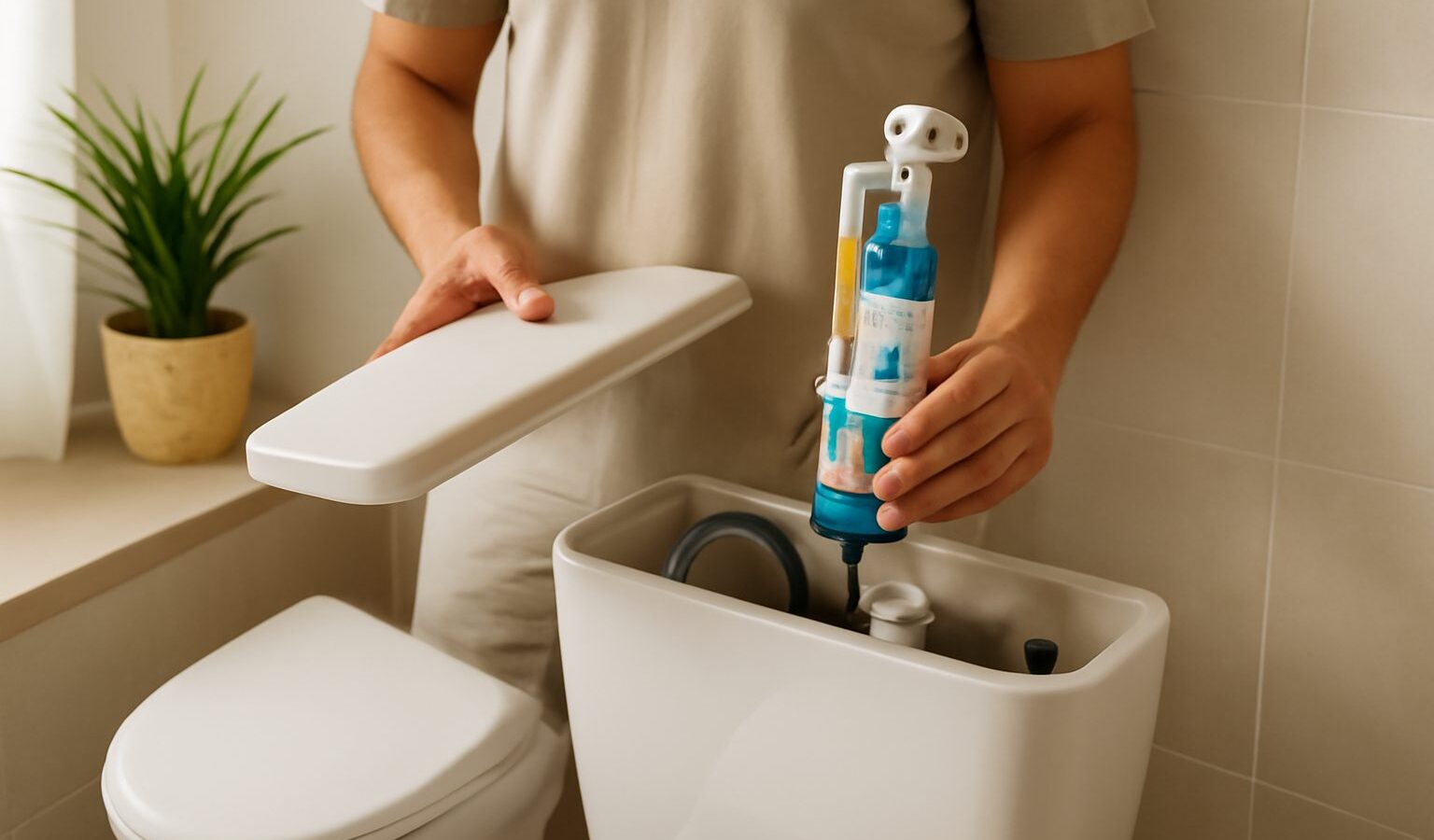 Replacing a Toilet Flush Mechanism