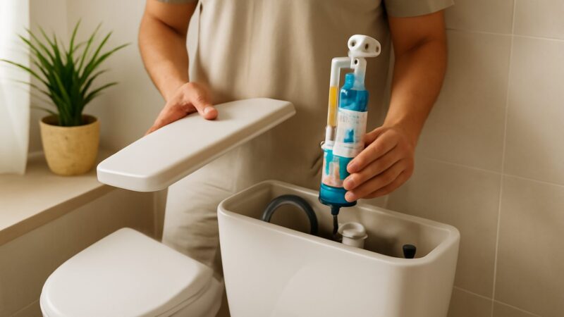 Replacing a Toilet Flush Mechanism