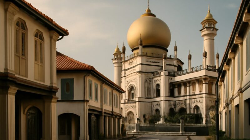 Heritage place of worship representing Singapore's diverse communities