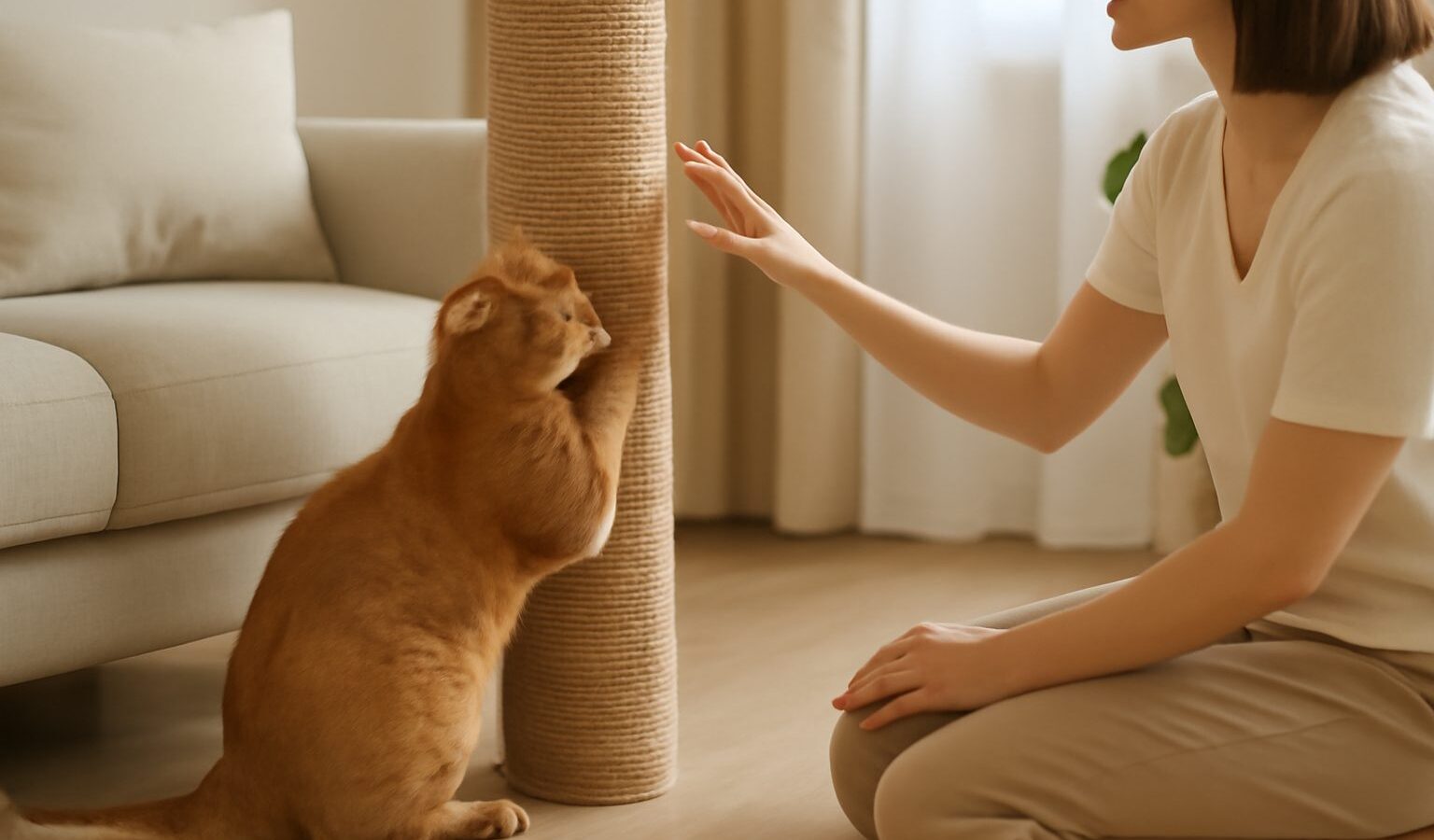 How to Stop Your Cat Scratching the Furniture