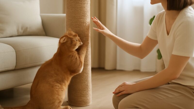 How to Stop Your Cat Scratching the Furniture