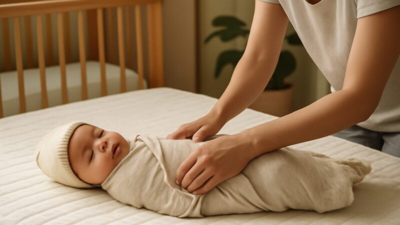 How to Swaddle Your Baby Safely