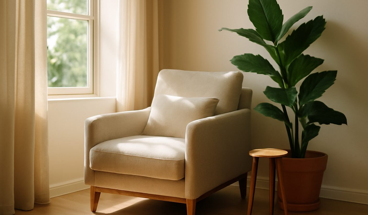 A calm, supportive home corner