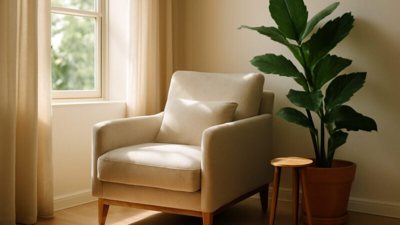 A calm, supportive home corner