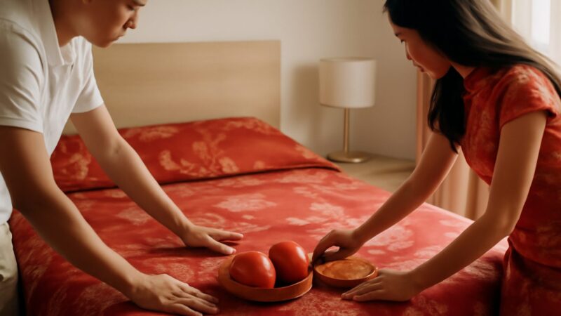 The An Chuang Bed-Setting Ceremony in Singapore