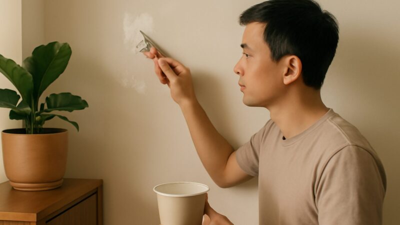 Touching Up and Patching Wall Paint