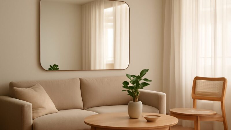 Using Mirrors to Make Small Rooms Look Bigger