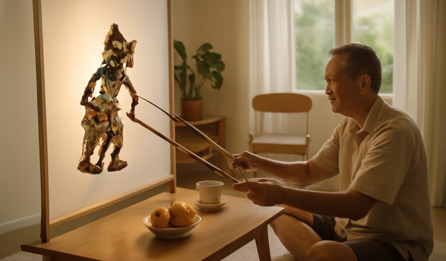Wayang Kulit Shadow Puppetry in Singapore