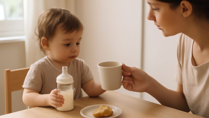 Weaning Your Toddler Off The Bottle And Onto A Cup