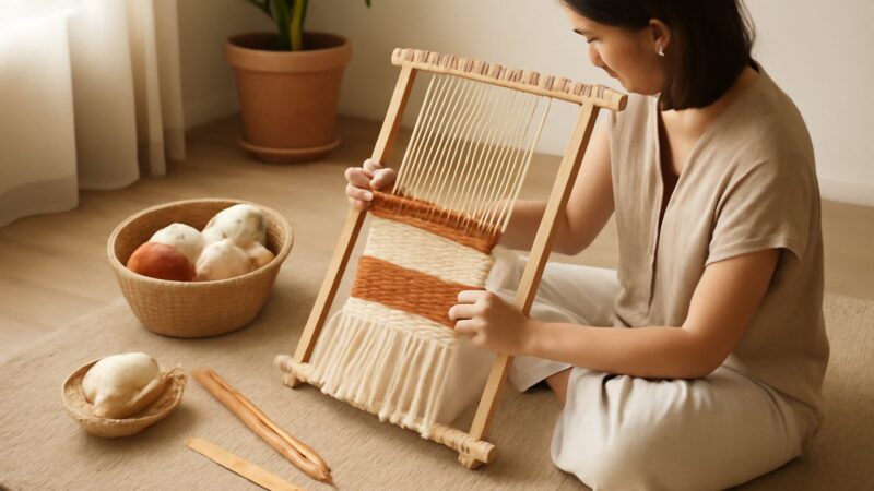Weaving on a Frame Loom