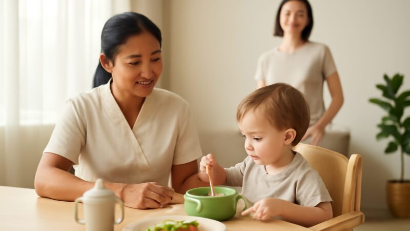 Working With a Helper to Care for Your Child
