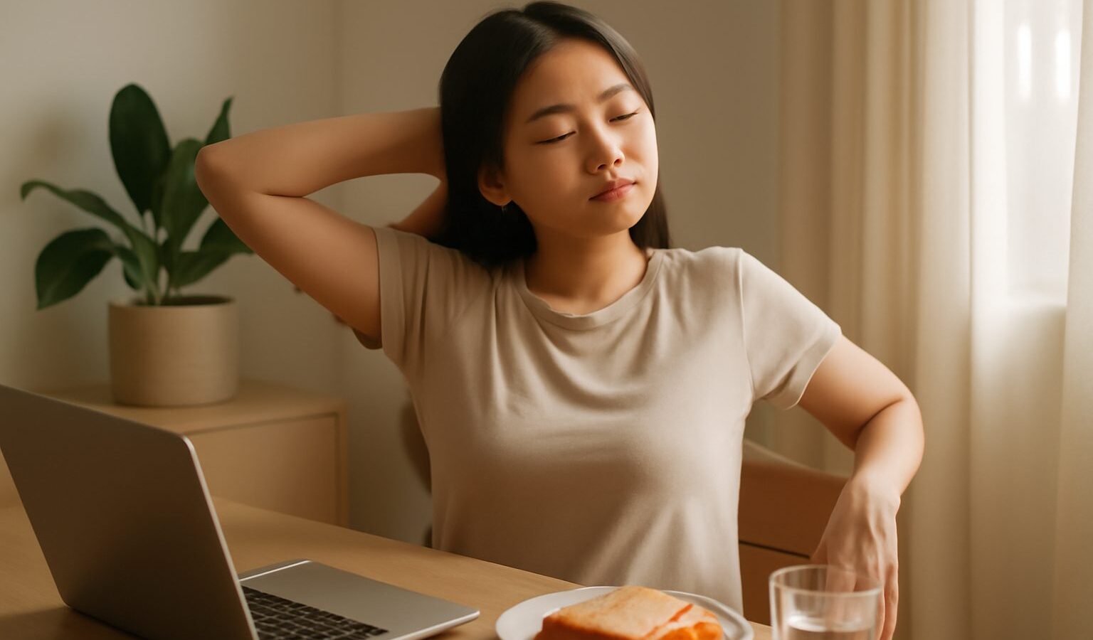 Desk Stretches and Posture for Wellbeing