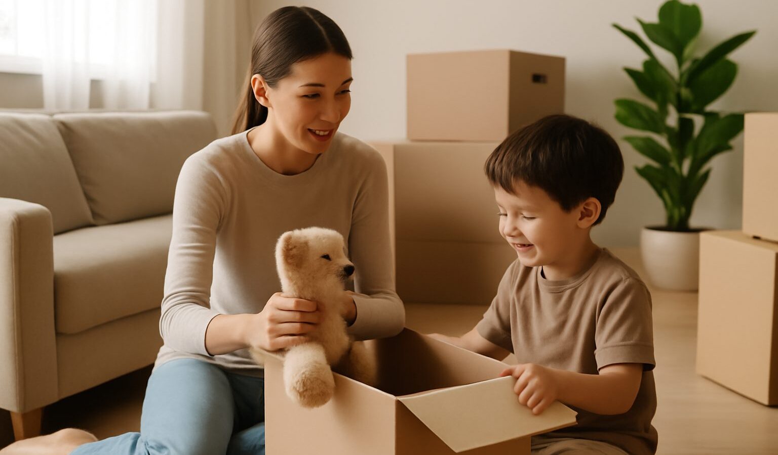 Helping Kids Adjust to a House Move