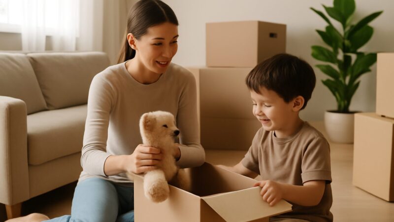 Helping Kids Adjust to a House Move