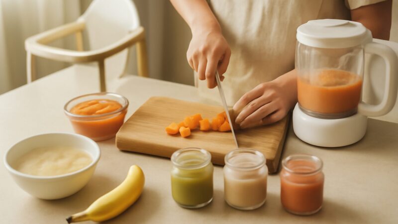 Making Your Own Baby Food at Home