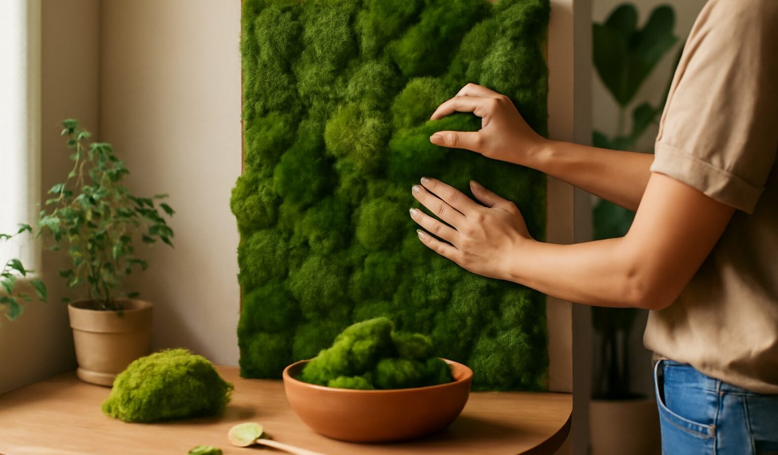Creating a Moss Wall or Moss Garden