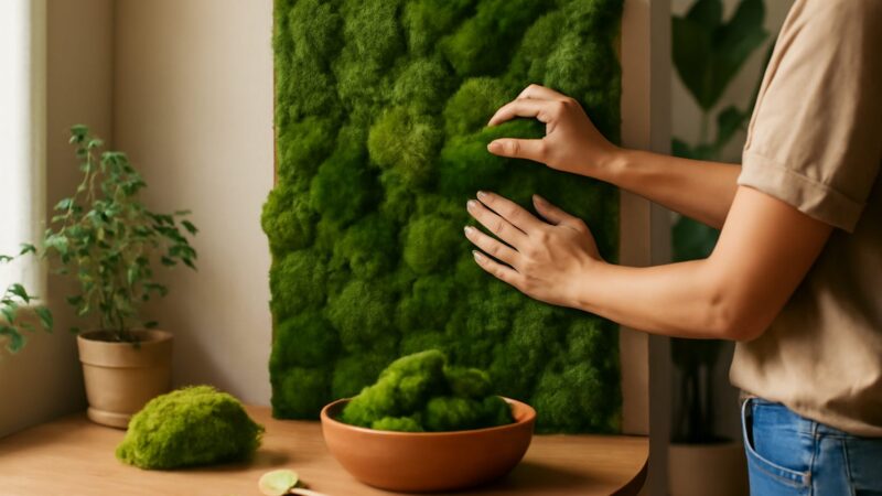 Creating a Moss Wall or Moss Garden