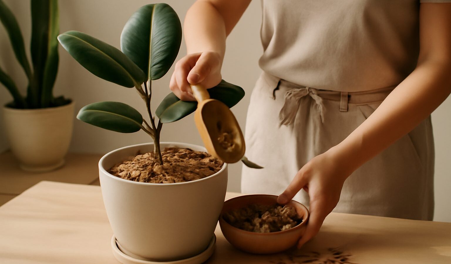 Mulching and Top-Dressing Your Pots