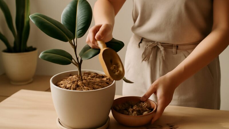 Mulching and Top-Dressing Your Pots