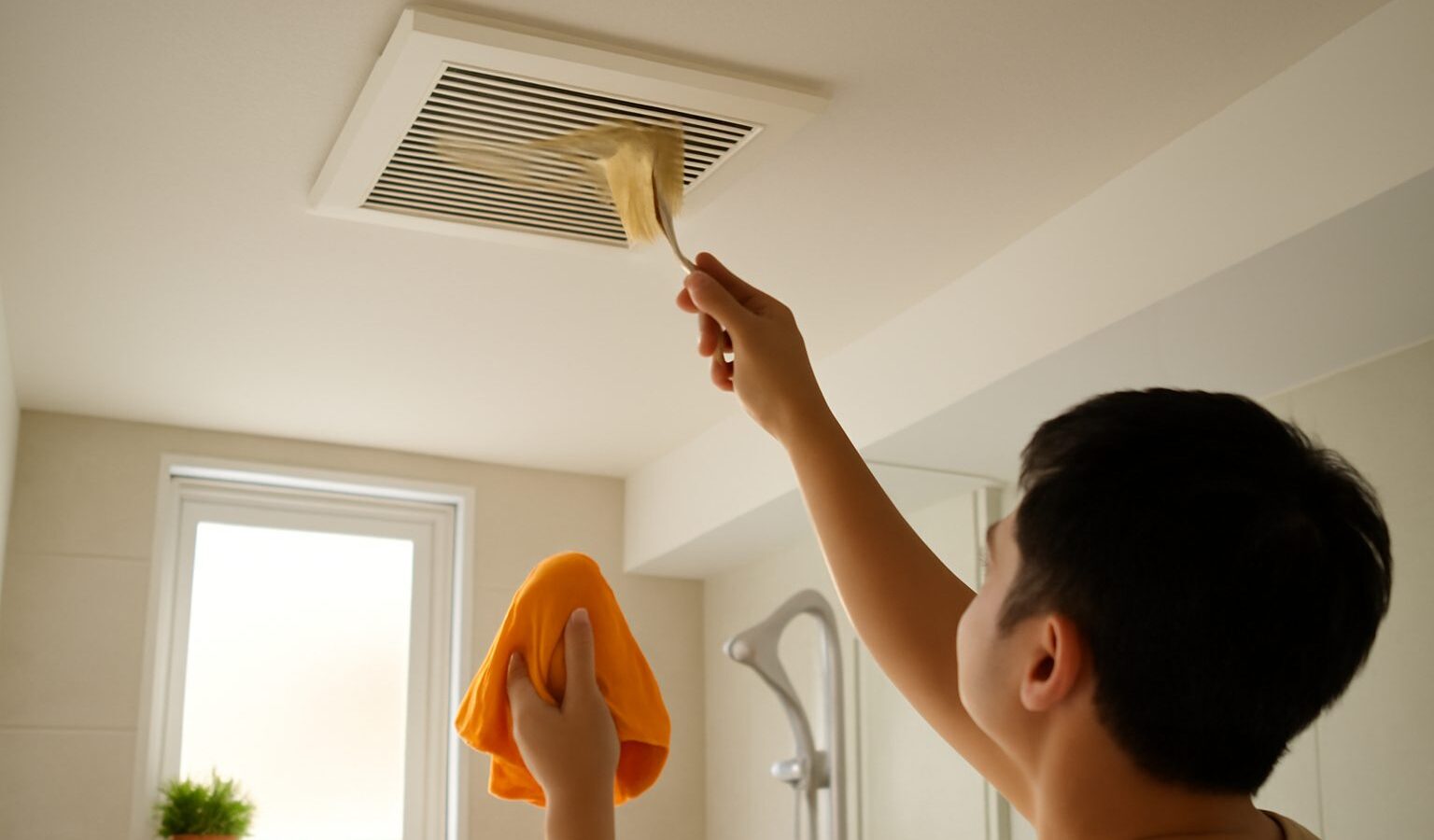 How to Clean a Bathroom Exhaust Fan