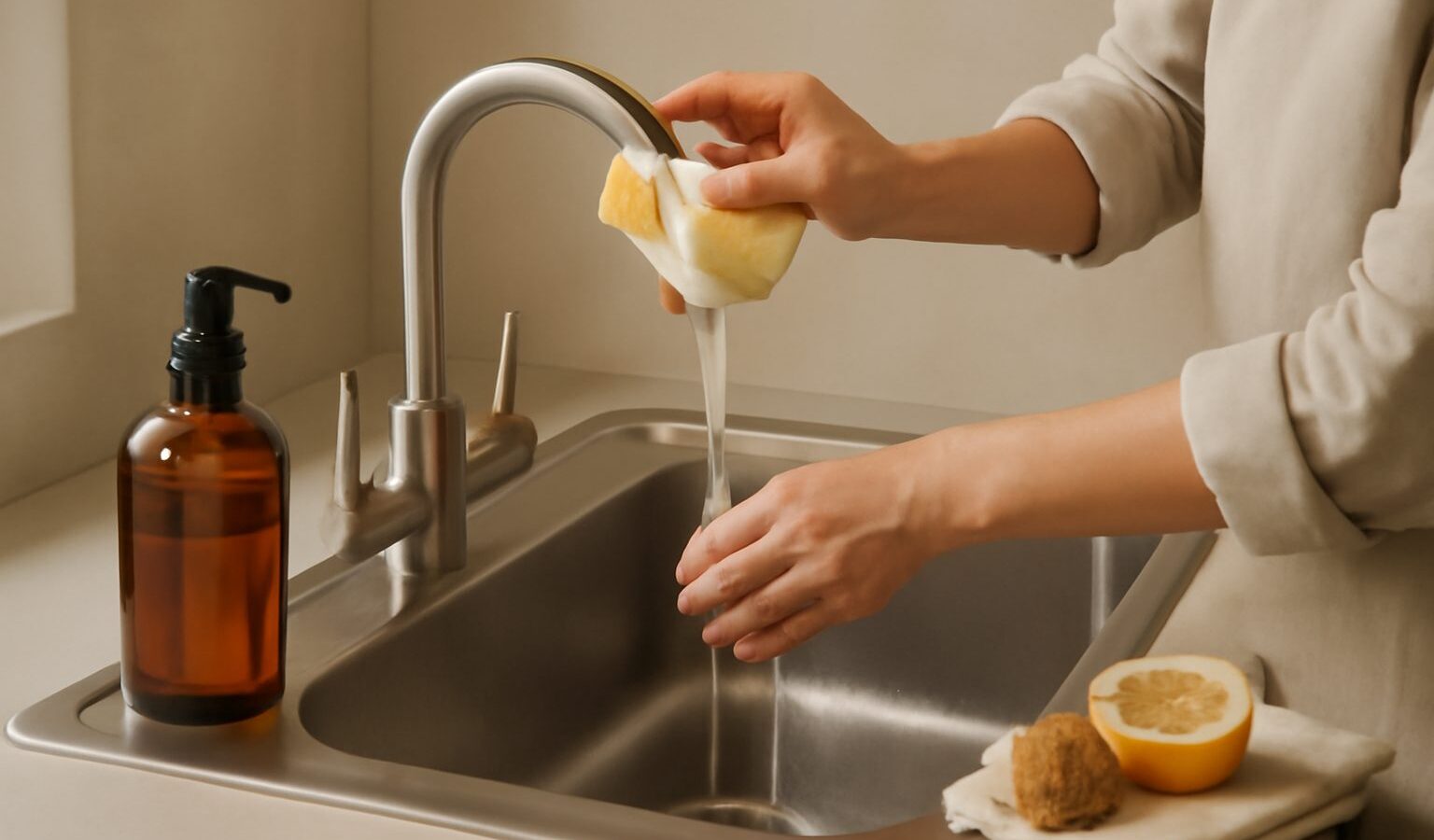 How to Clean Your Kitchen Sink and Taps
