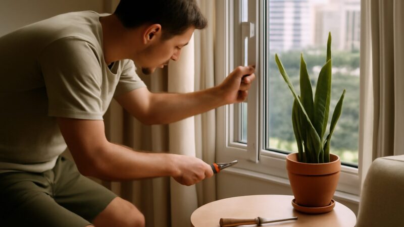 How to Fix a Stiff or Jammed Window