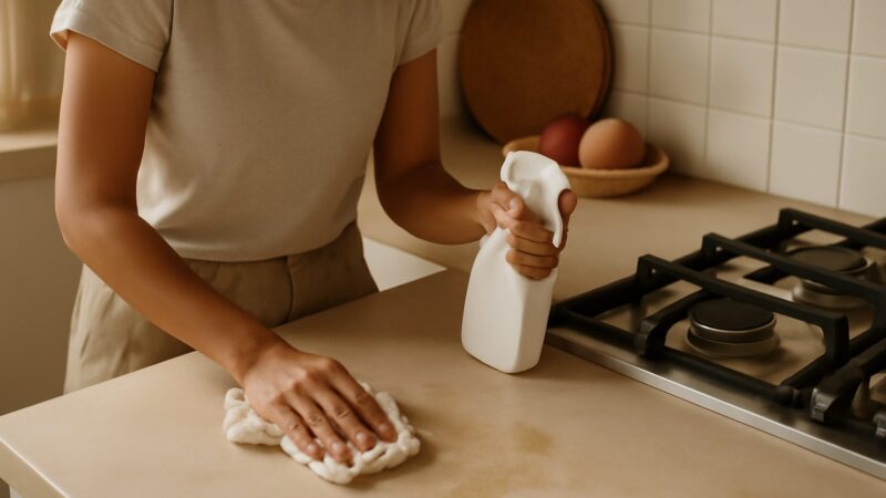 How to Remove Grease From Kitchen Surfaces
