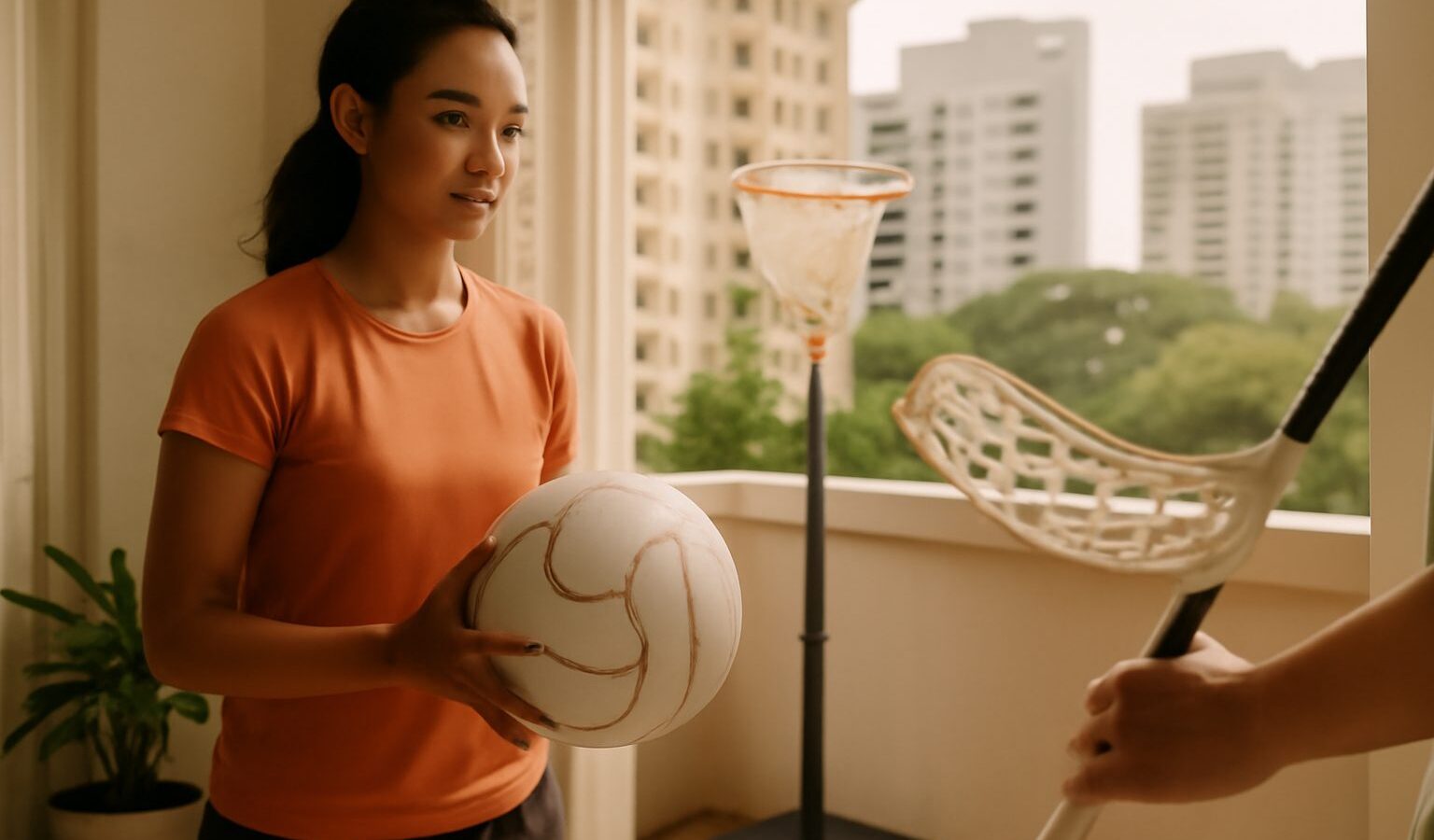 Netball and Floorball in Singapore