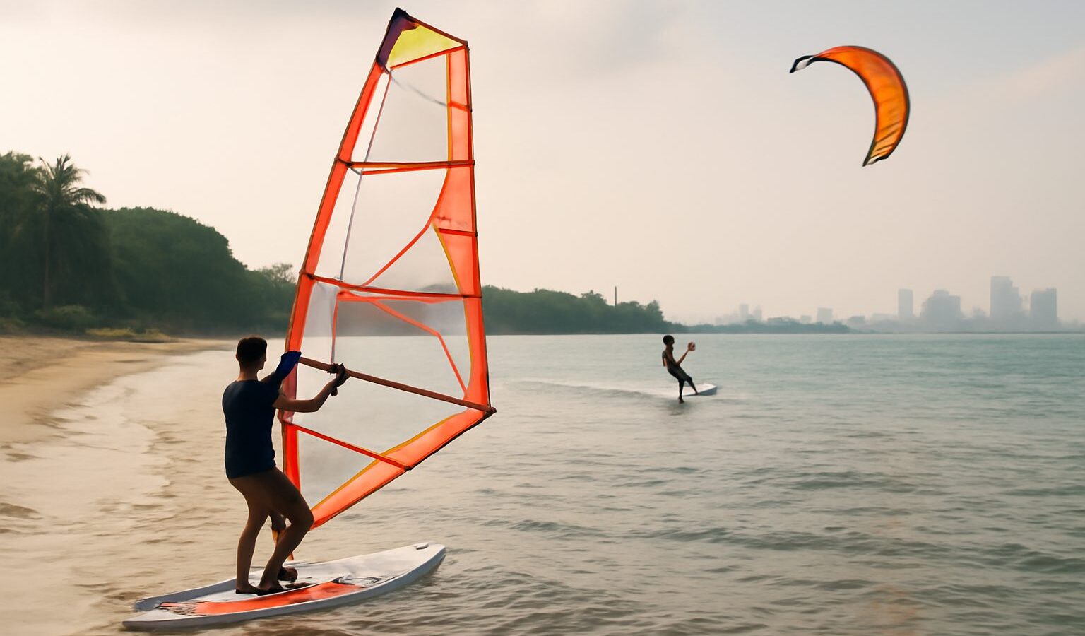 Windsurfing and Kitesurfing in Singapore