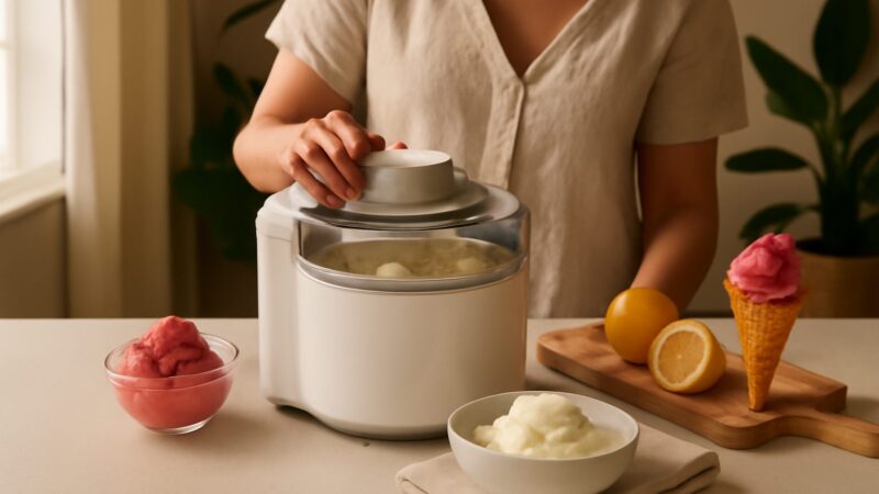 How to Make Ice Cream and Sorbet at Home
