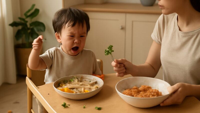 Toddler Mealtime Battles and Food Throwing