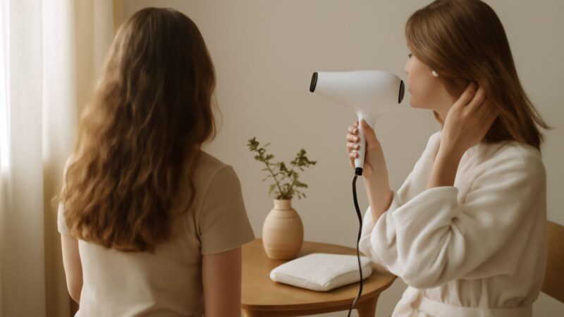 Air-Drying vs Blow-Drying Your Hair
