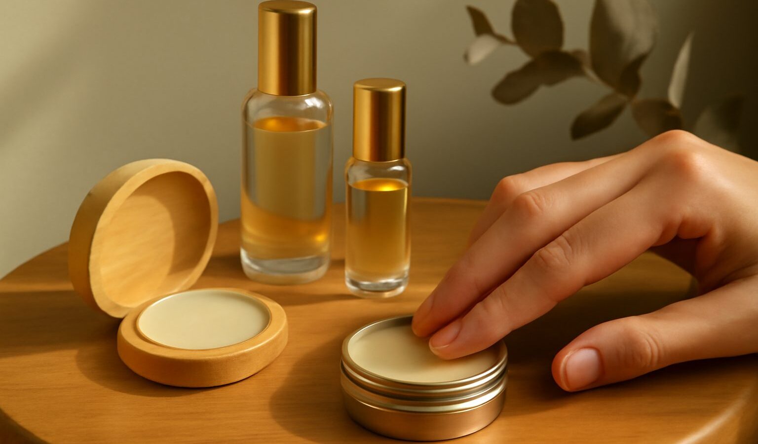 Solid Perfumes and Perfume Oils