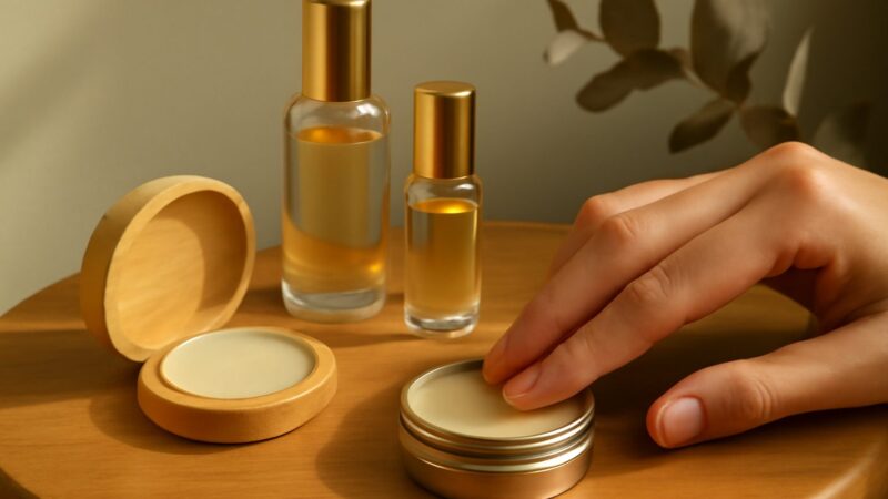 Solid Perfumes and Perfume Oils