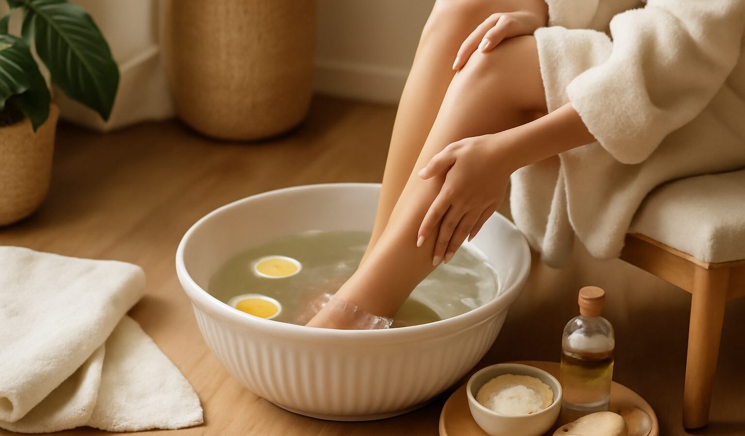 An At-Home Foot Spa and Soaks