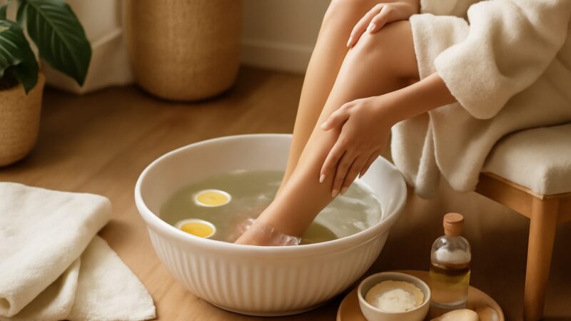 An At-Home Foot Spa and Soaks
