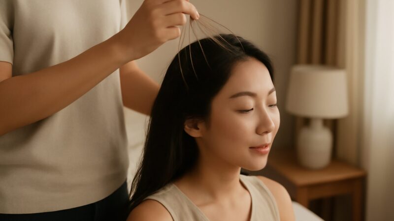 Scalp Massage for Hair Growth