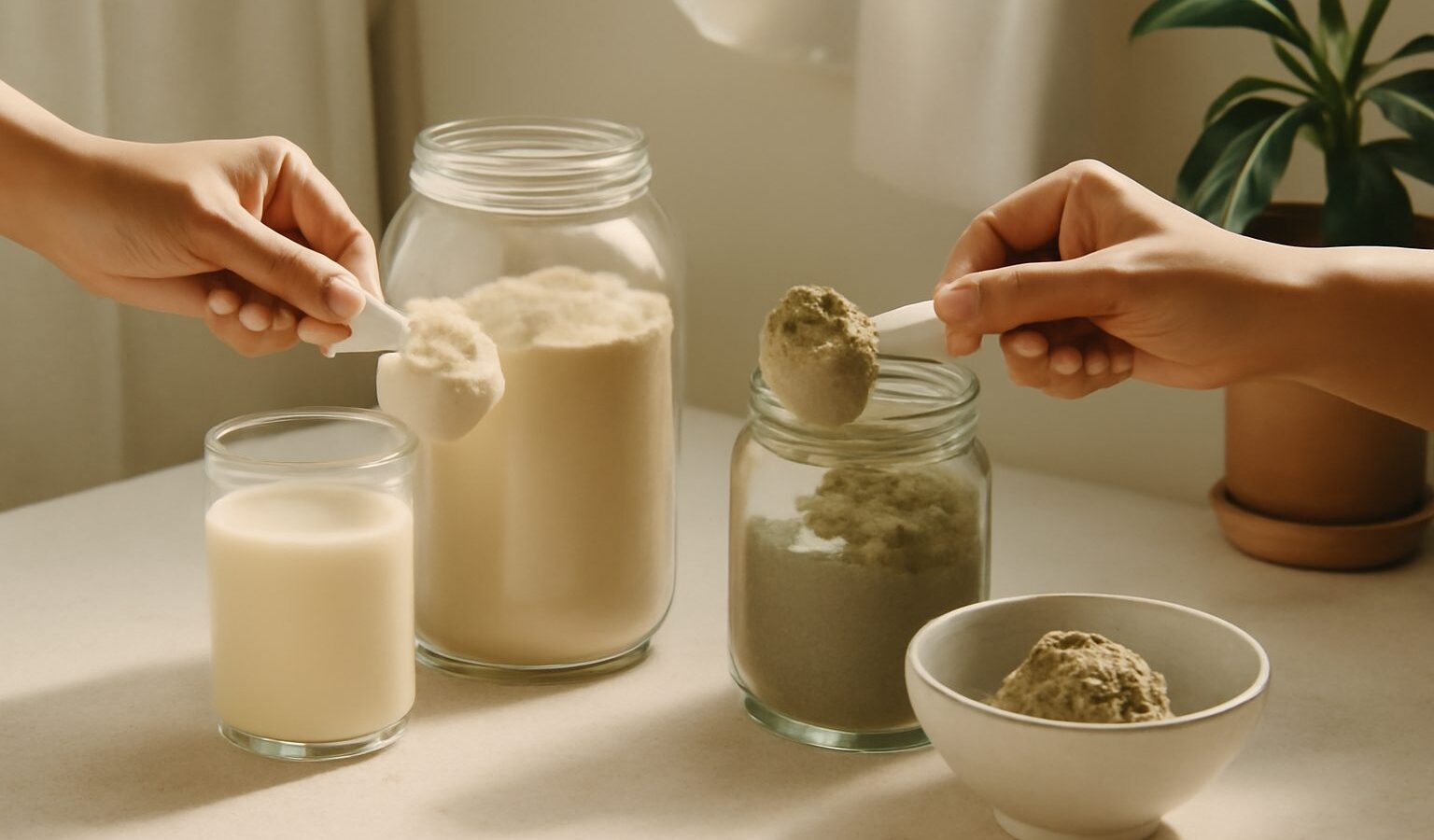 Whey vs Plant Protein Powder