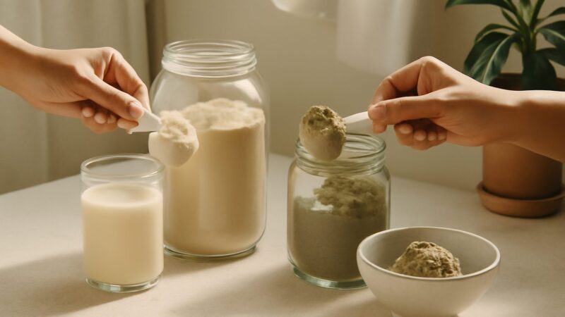 Whey vs Plant Protein Powder